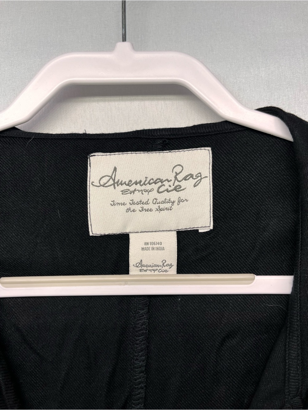 American Rag Black Hooded Drawstring Utility Jacket - Picture 2 of 6